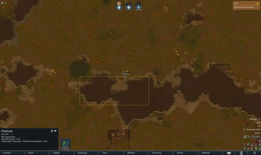 RimWorld Guide Start Gebiet