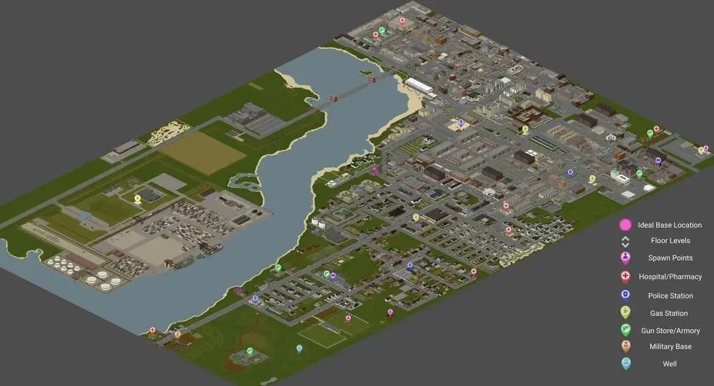 Project Zomboid Mods Raven Creek Map