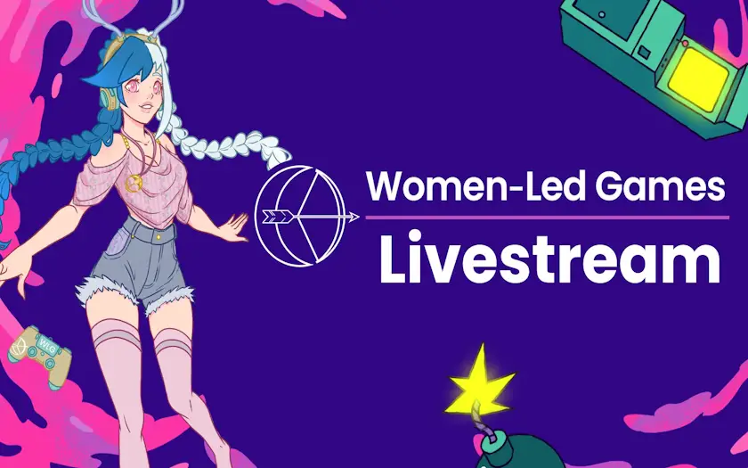 Women-led Games Showcase Livestream Logo