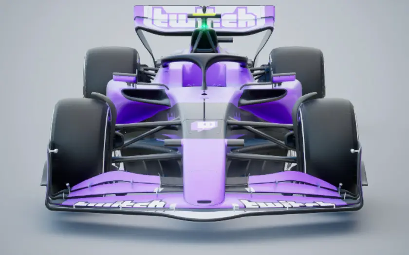 Twitch Formel 1 Rennwagen