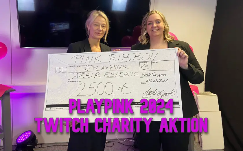 PlayPink 2024 Twitch Charity Aktion